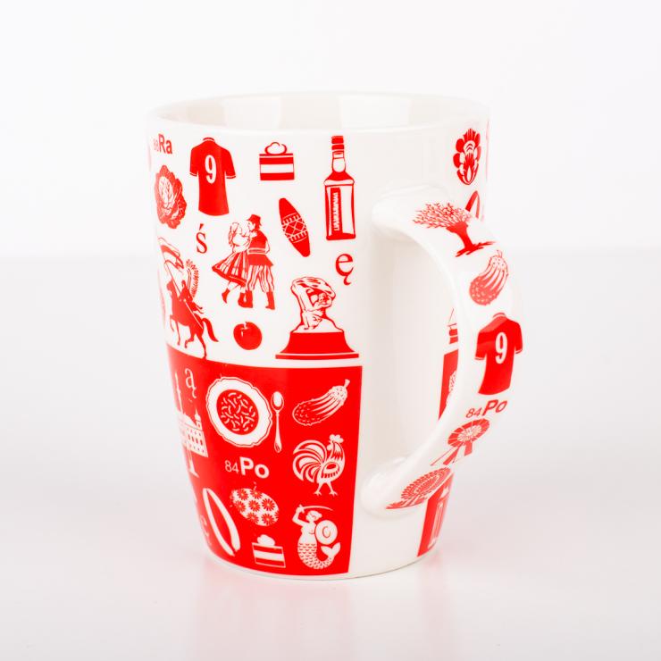 mug with symbols of Poland