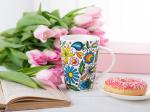 mug janek kashubian pattern with flowers