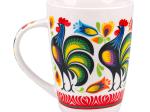 tall mug jacek with Lowicz roosters
