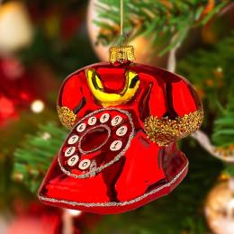 Bombka retro - Telefon