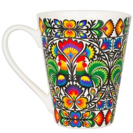Kubek Zosia 270 ml - koguty łowickie