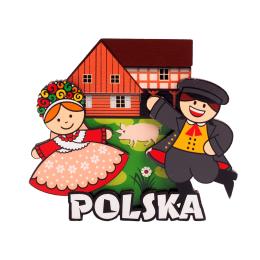 Magnes drewniany 2D - Para bamberska