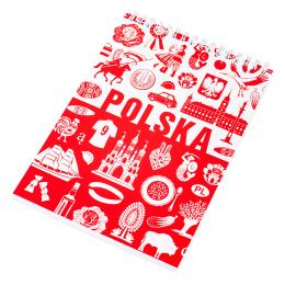 Notes na spirali A5 - POLSKA symbole