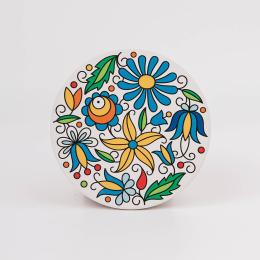 Podkładka ceramiczna matowa pod kubek - kaszubska