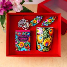 Zestaw prezentowy "Herbata z Jackiem" - łowicki czarny