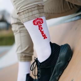 Skarpetki długie białe - POLSKA