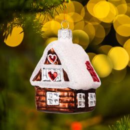 Bombka retro - domek niski