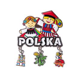 Magnes z zawieszkami - para krakowska