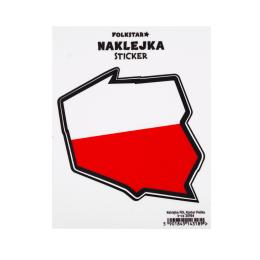 Naklejka - Polska kontur