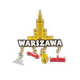 Magnes z zawieszkami - Warszawa Pałac Kultury