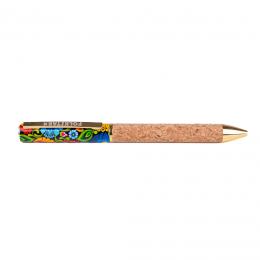 Długopis korkowy - łowicki czarny