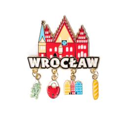 Magnes z zawieszkami - Wrocław katedra