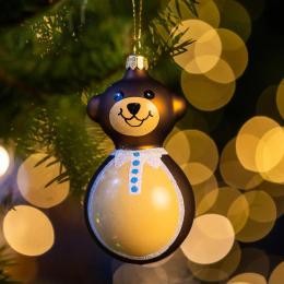 Bombka retro - miś brązowy