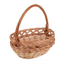 Wicker Easter basket - oval