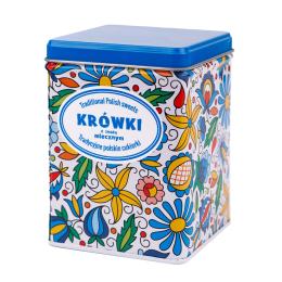 Canned fudges - milk flavor - Kashubian pattern