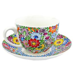 'Krysia' mug in a decorative mug 220 ml - Opole pattern