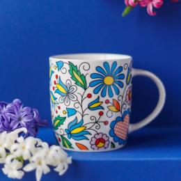 'Hania' mug in a decorative box 360 ml  - Kashubian pattern