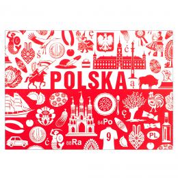 Pocztówka - POLSKA symbole