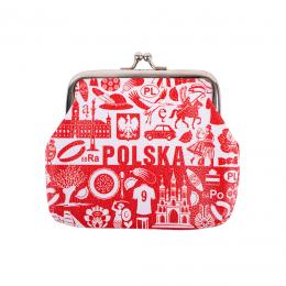 Large 'Łucja' purse - POLAND symbols